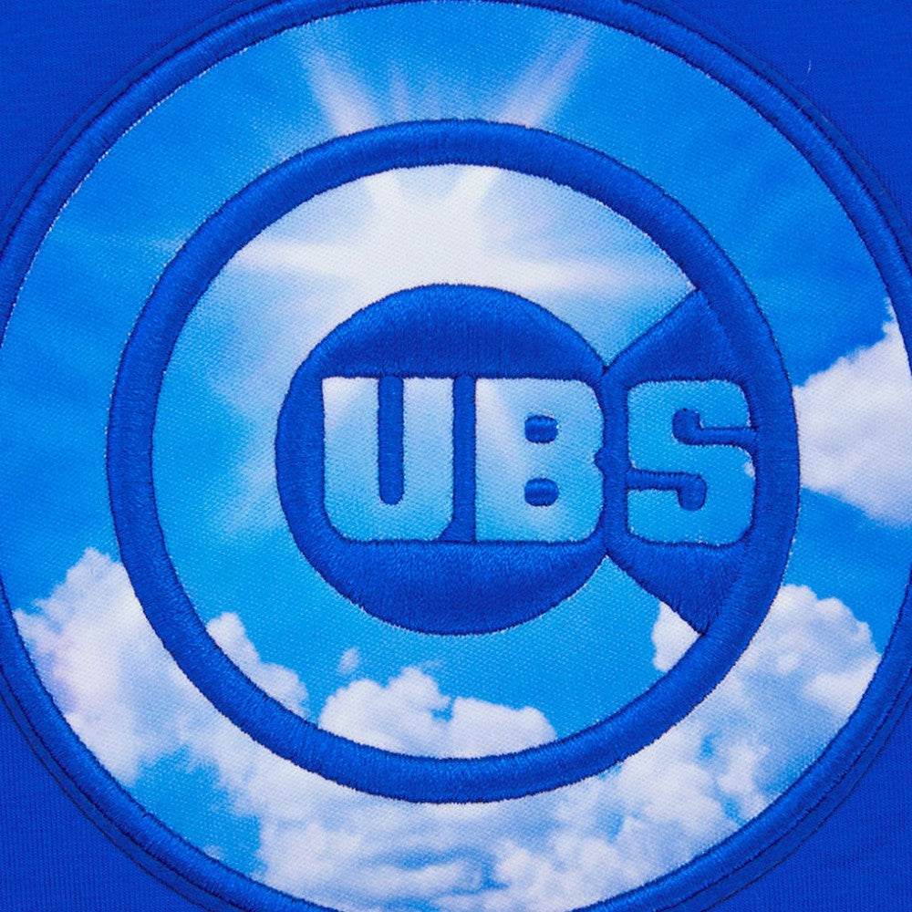 Chicago Cubs Pro Standard Women's Painted Sky Boxy Cropped T-Shirt - MLB