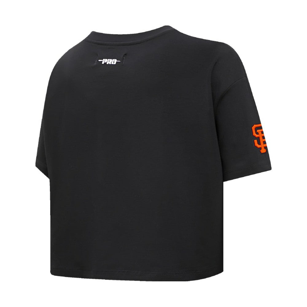 San Francisco Giants Pro Standard Women's Painted Sky Boxy Cropped T-Shirt - MLB
