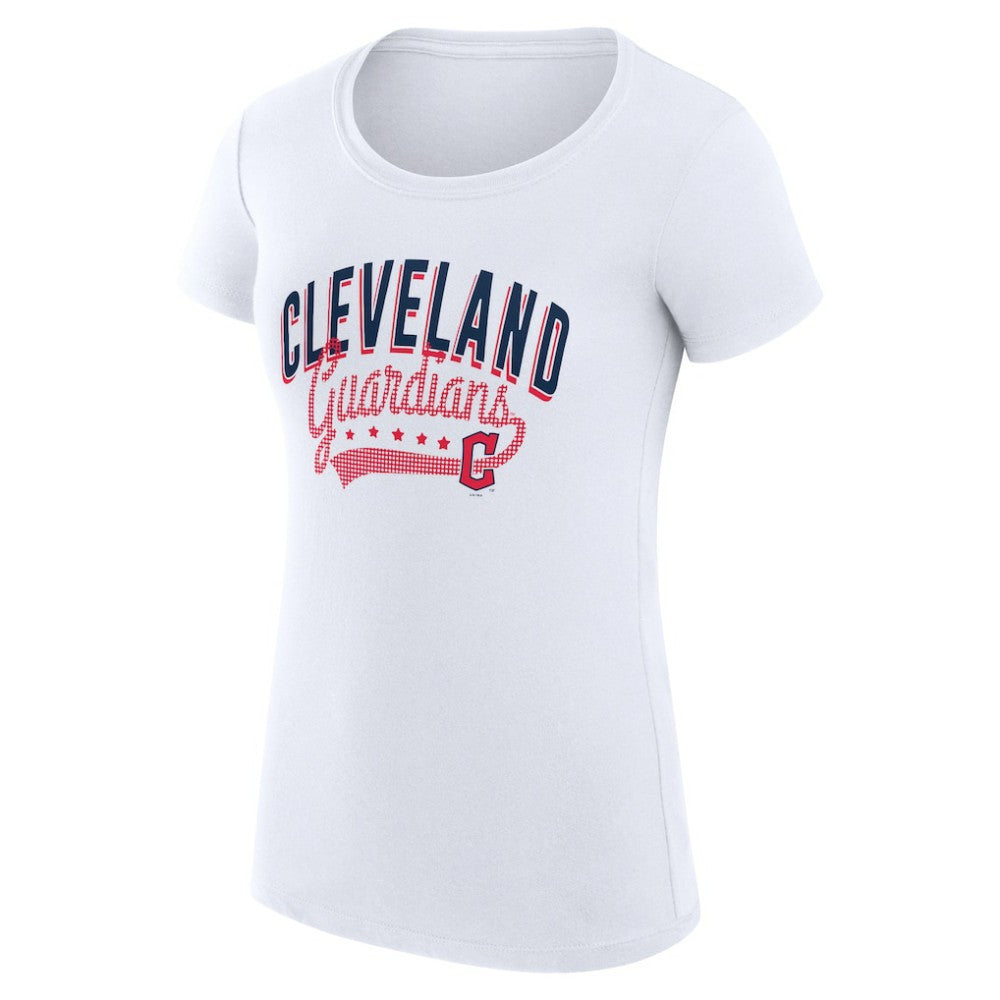 Cleveland Guardians G-III 4Her by Carl Banks Women's Super-Slim Fit Lightweight Filigree Team T-Shirt - MLB