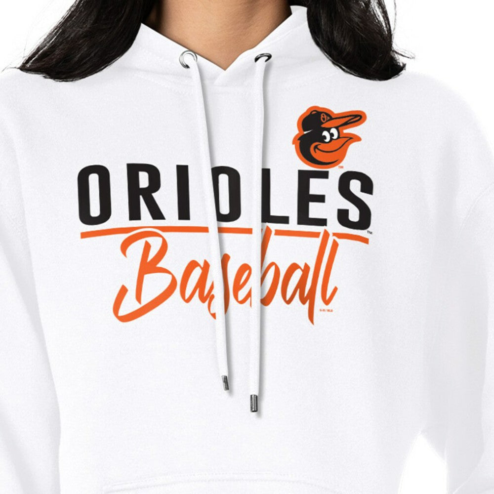Baltimore Orioles G-III 4Her by Carl Banks Women's Team Fleece Pullover Hoodie - MLB