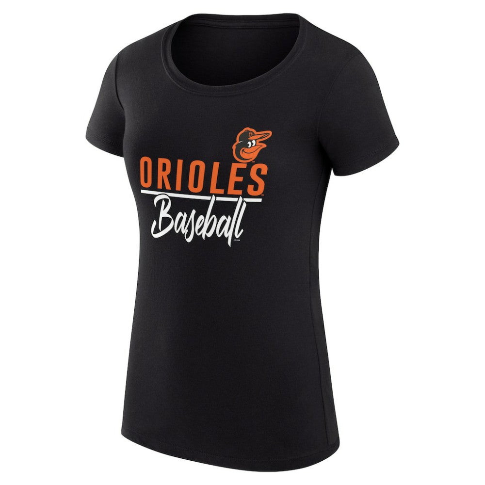 Baltimore Orioles G-III 4Her by Carl Banks Women's Super-Slim Fit Lightweight Team Graphic T-Shirt - MLB