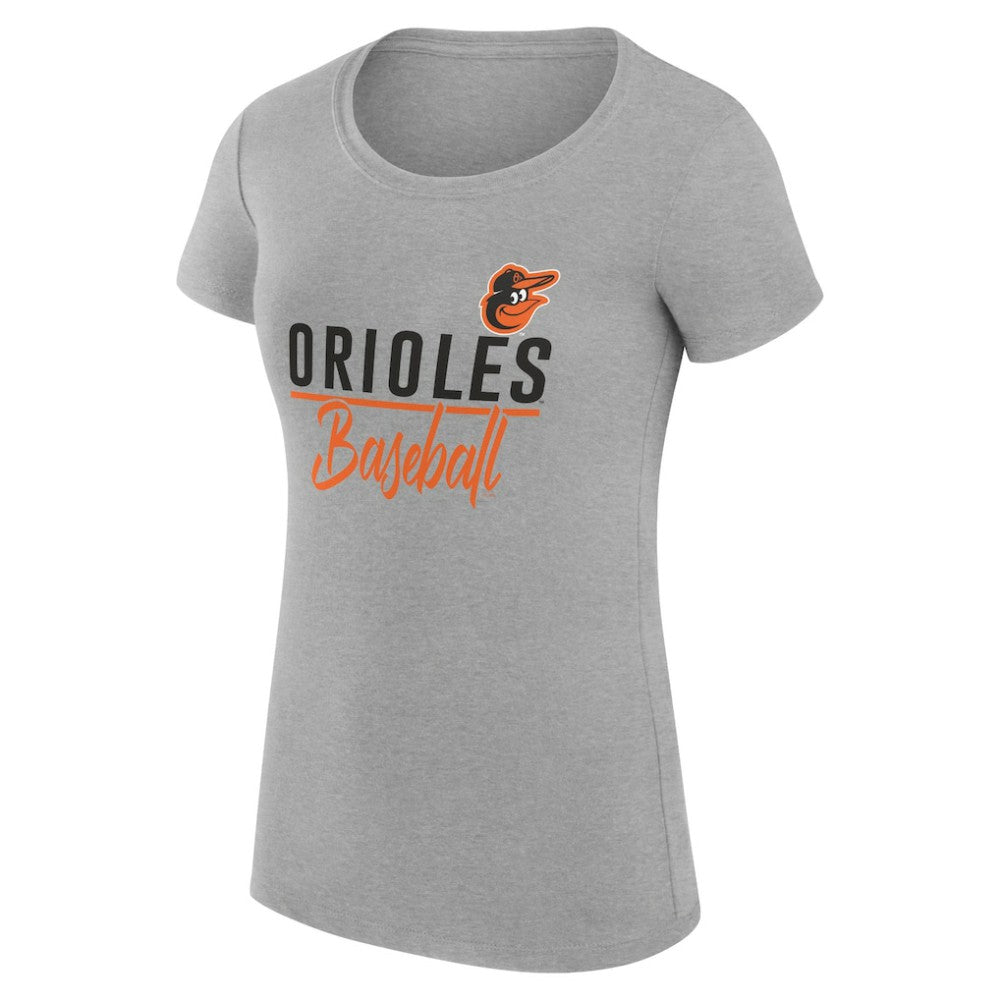 Baltimore Orioles G-III 4Her by Carl Banks Women's Super-Slim Fit Lightweight Team Graphic T-Shirt - MLB