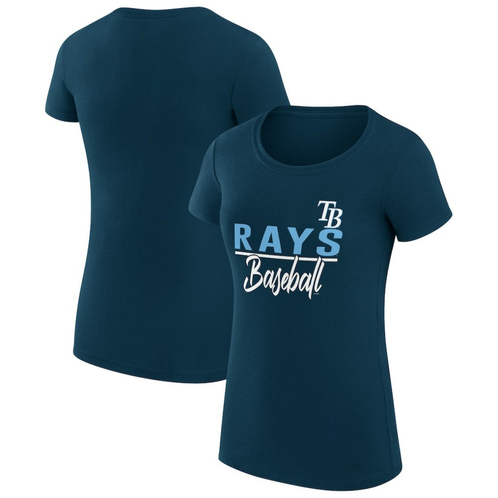 Tampa Bay Rays G-III 4Her by Carl Banks Women's Super-Slim Fit Lightweight Team Graphic T-Shirt - MLB
