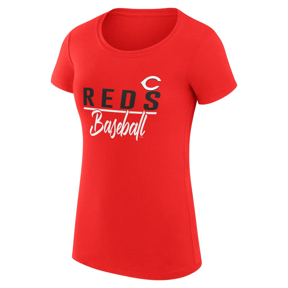 Cincinnati Reds G-III 4Her by Carl Banks Women's Super-Slim Fit Lightweight Team Graphic T-Shirt - MLB