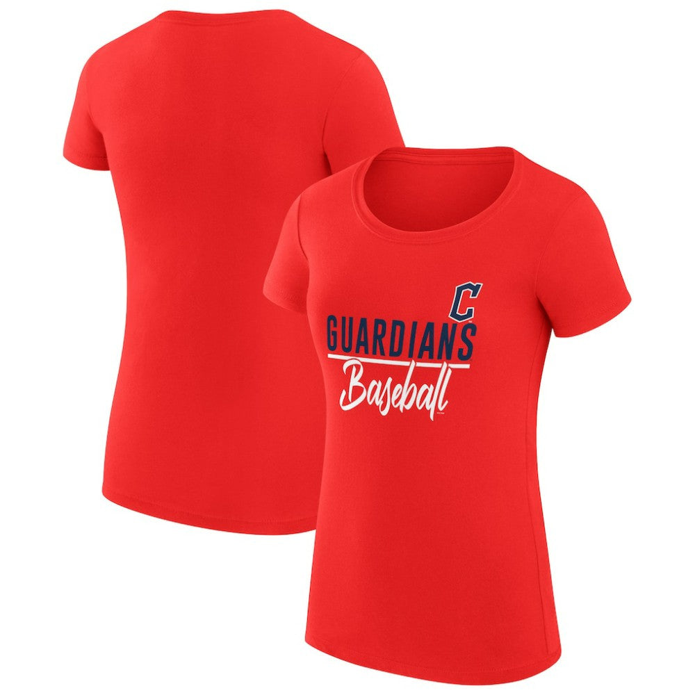Cleveland Guardians G-III 4Her by Carl Banks Women's Super-Slim Fit Lightweight Team Graphic T-Shirt - MLB