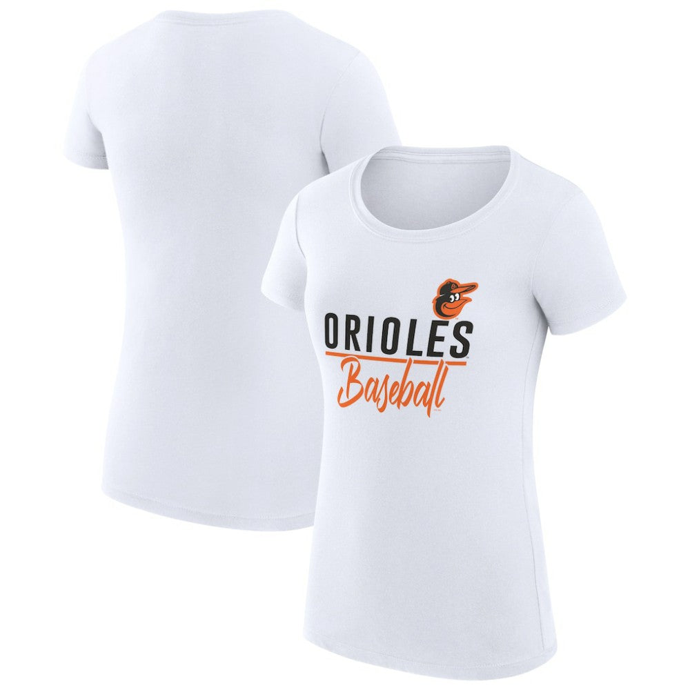 Baltimore Orioles G-III 4Her by Carl Banks Women's Super-Slim Fit Lightweight Team Graphic T-Shirt - MLB