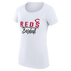 Cincinnati Reds G-III 4Her by Carl Banks Women's Super-Slim Fit Lightweight Team Graphic T-Shirt - MLB
