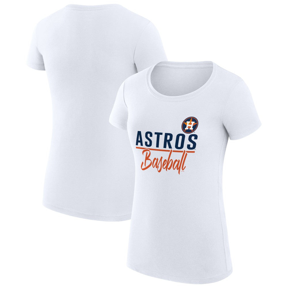 Houston Astros G-III 4Her by Carl Banks Women's Super-Slim Fit Lightweight Team Graphic T-Shirt - MLB