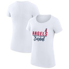 Los Angeles Angels G-III 4Her by Carl Banks Women's Super-Slim Fit Lightweight Team Graphic T-Shirt - MLB