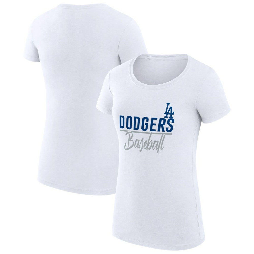 Los Angeles Dodgers G-III 4Her by Carl Banks Women's Super-Slim Fit Lightweight Team Graphic T-Shirt - MLB