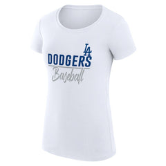 Los Angeles Dodgers G-III 4Her by Carl Banks Women's Super-Slim Fit Lightweight Team Graphic T-Shirt - MLB