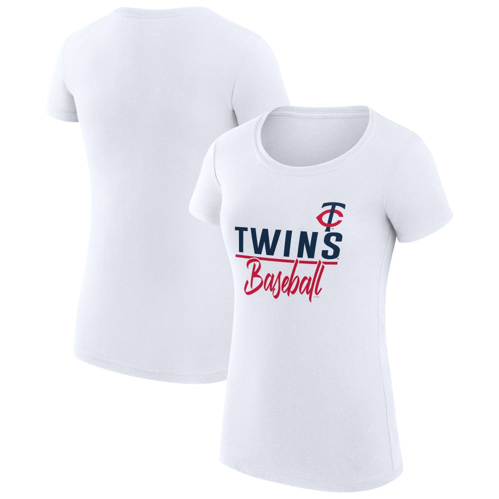 Minnesota Twins G-III 4Her by Carl Banks Women's Super-Slim Fit Lightweight Team Graphic T-Shirt - MLB