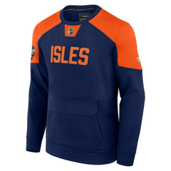 New York Islanders Fanatics 2024 NHL Stadium Series Authentic Pro Fleece Logo Pullover Sweatshirt - Navy - NHL