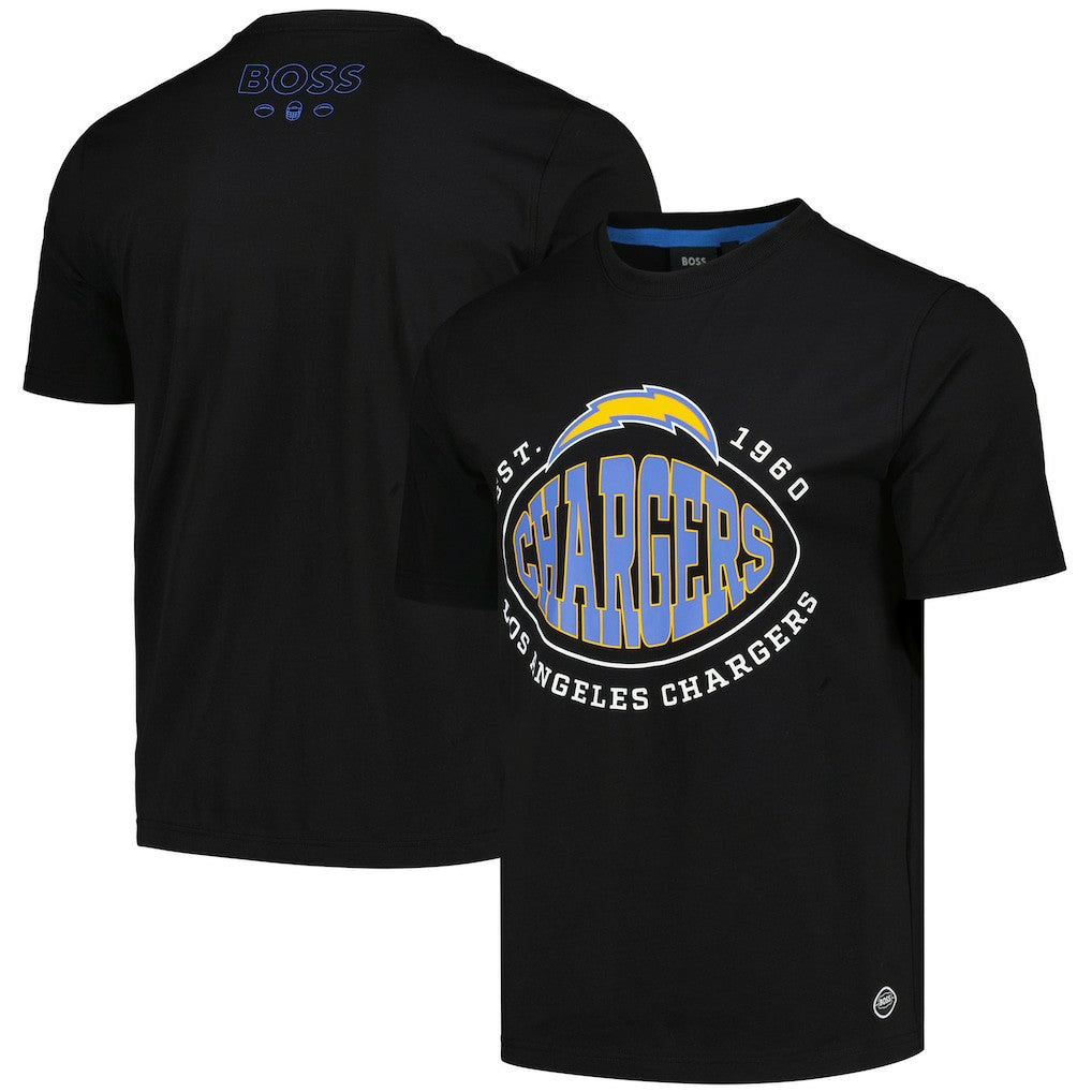 Los Angeles Chargers BOSS X NFL Trap T-Shirt Black | NFL