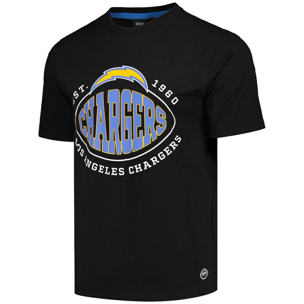 Los Angeles Chargers BOSS X NFL Trap T-Shirt Black | NFL