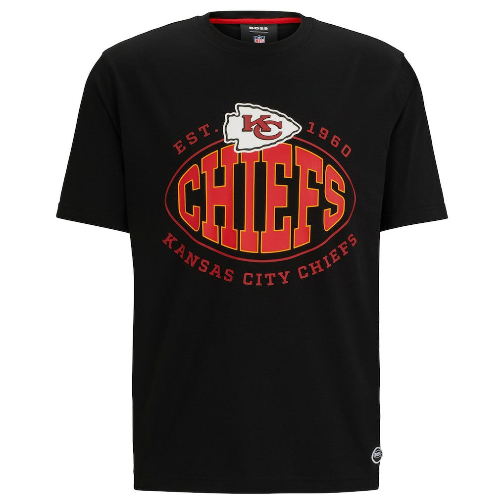 Kansas City Chiefs BOSS X NFL Trap T-Shirt Black | NFL
