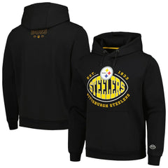 Pittsburgh Steelers BOSS X NFL Touchback Pullover Hoodie Black | NFL