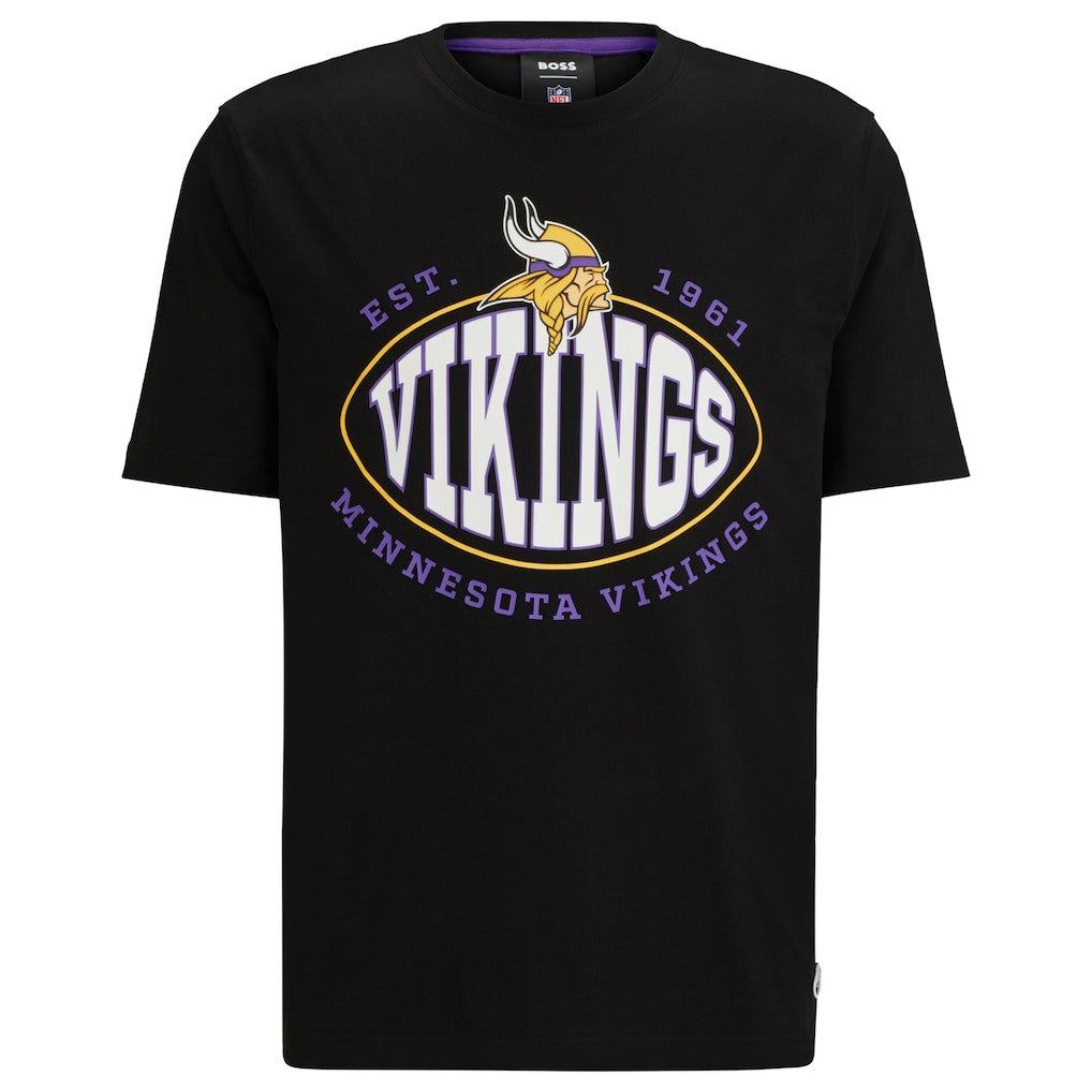 Minnesota Vikings BOSS X NFL Trap T-Shirt Black | NFL
