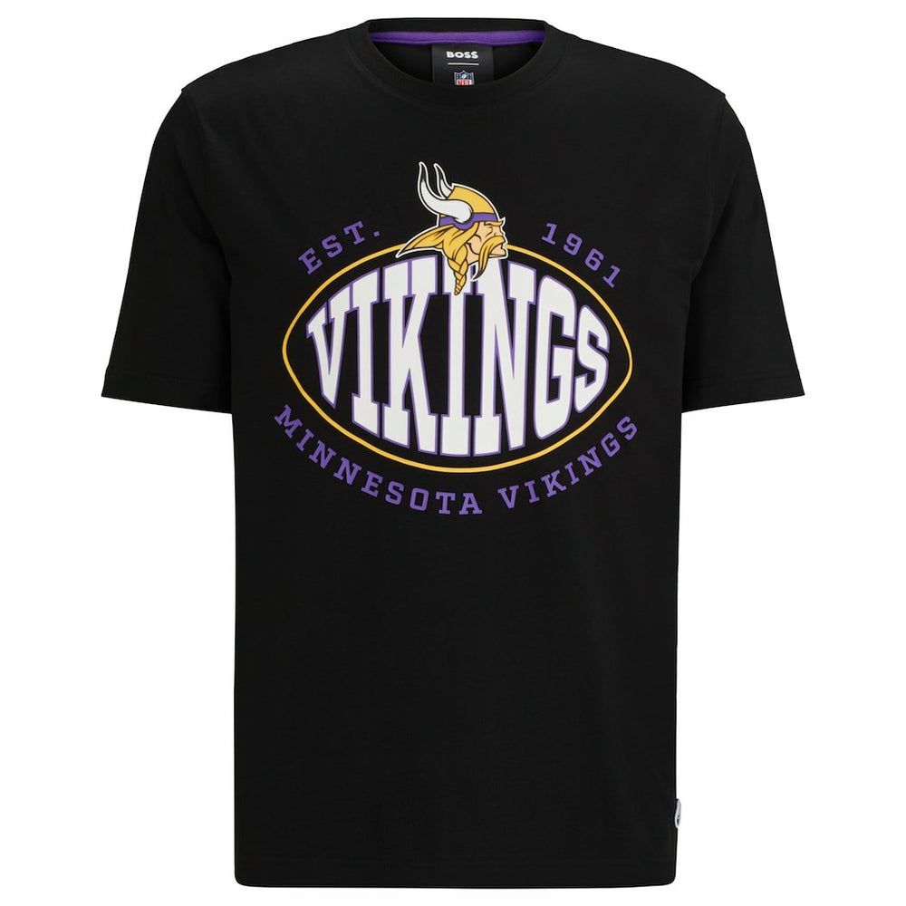 Minnesota Vikings BOSS X NFL Trap T-Shirt Black | NFL