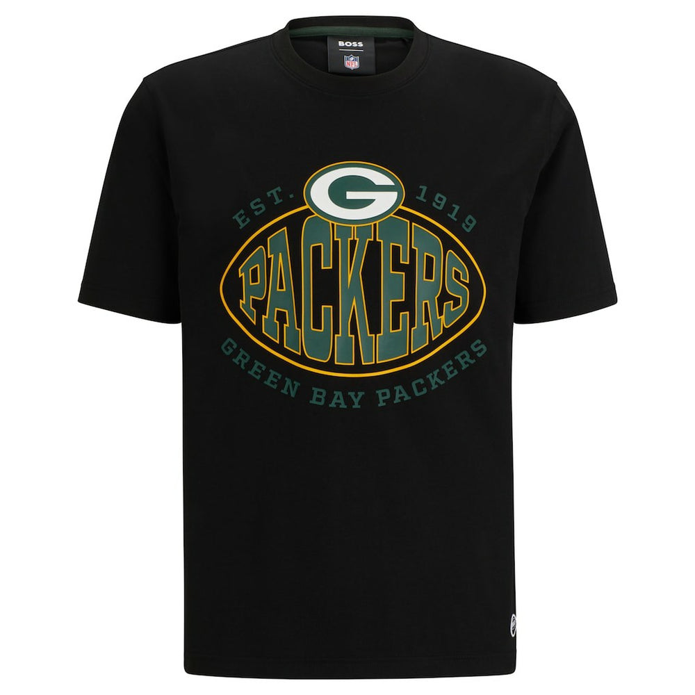 Green Bay Packers BOSS X NFL Trap T-Shirt Black | NFL
