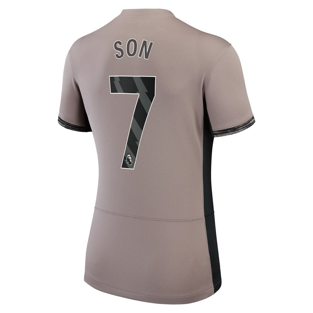 Son Heung-Min Tottenham Hotspur Women's 2023/24 Third Stadium Replica Player Jersey – Tan | Nike
