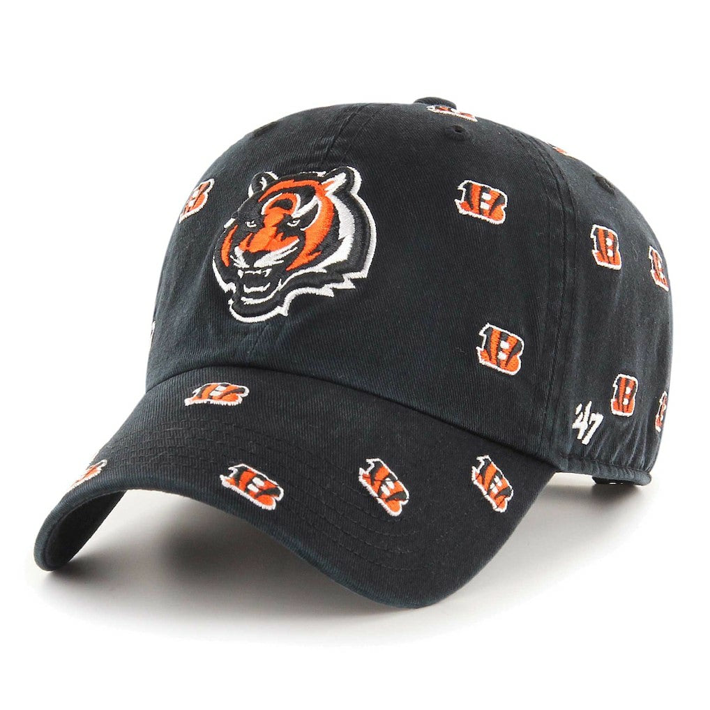 Cincinnati Bengals '47 Confetti Clean Up Adjustable Hat Black | 47 brand