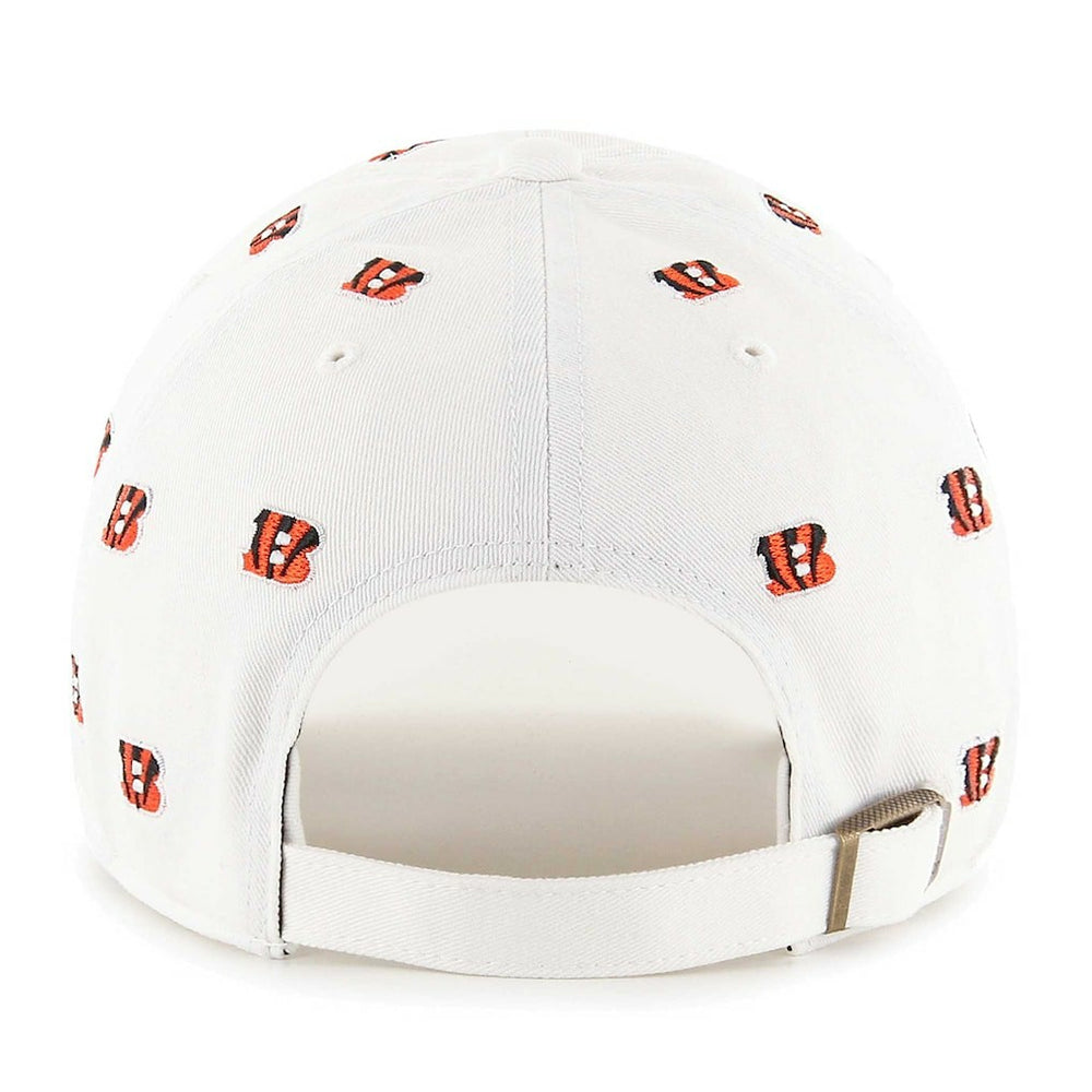 Cincinnati Bengals '47 Confetti Clean Up Adjustable Hat White | 47 brand