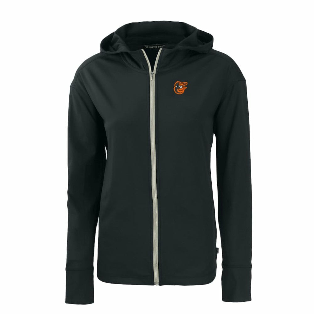 Baltimore Orioles Cutter & Buck Women's Daybreak Eco Recycled Full-Zip Hoodie - MLB