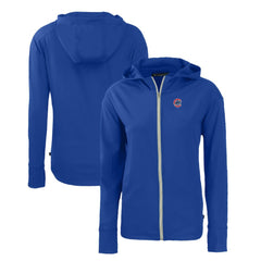 Chicago Cubs Cutter & Buck Women's Daybreak Eco Recycled Full-Zip Hoodie - MLB