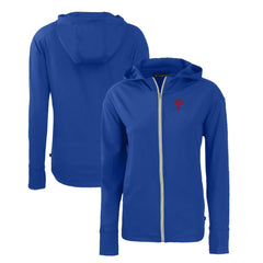Philadelphia Phillies Cutter & Buck Women's Daybreak Eco Recycled Full-Zip Hoodie - MLB