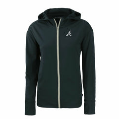 Atlanta Braves Cutter & Buck Women's Daybreak Eco Recycled Full-Zip Hoodie - MLB