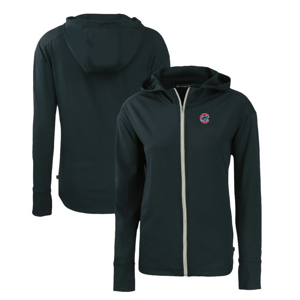 Chicago Cubs Cutter & Buck Women's Daybreak Eco Recycled Full-Zip Hoodie - MLB