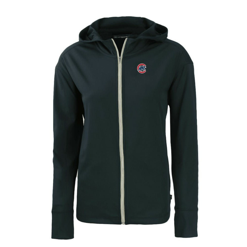 Chicago Cubs Cutter & Buck Women's Daybreak Eco Recycled Full-Zip Hoodie - MLB