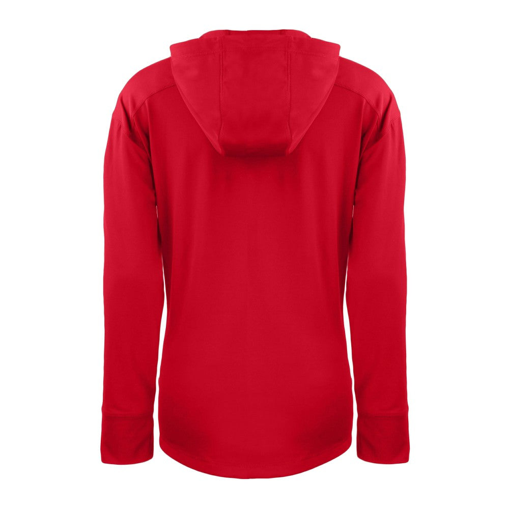 Cleveland Guardians Cutter & Buck Women's Daybreak Eco Recycled Half-Zip Hoodie - MLB