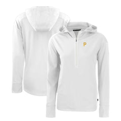 Pittsburgh Pirates Cutter & Buck Women's Daybreak Eco Recycled Half-Zip Hoodie - MLB