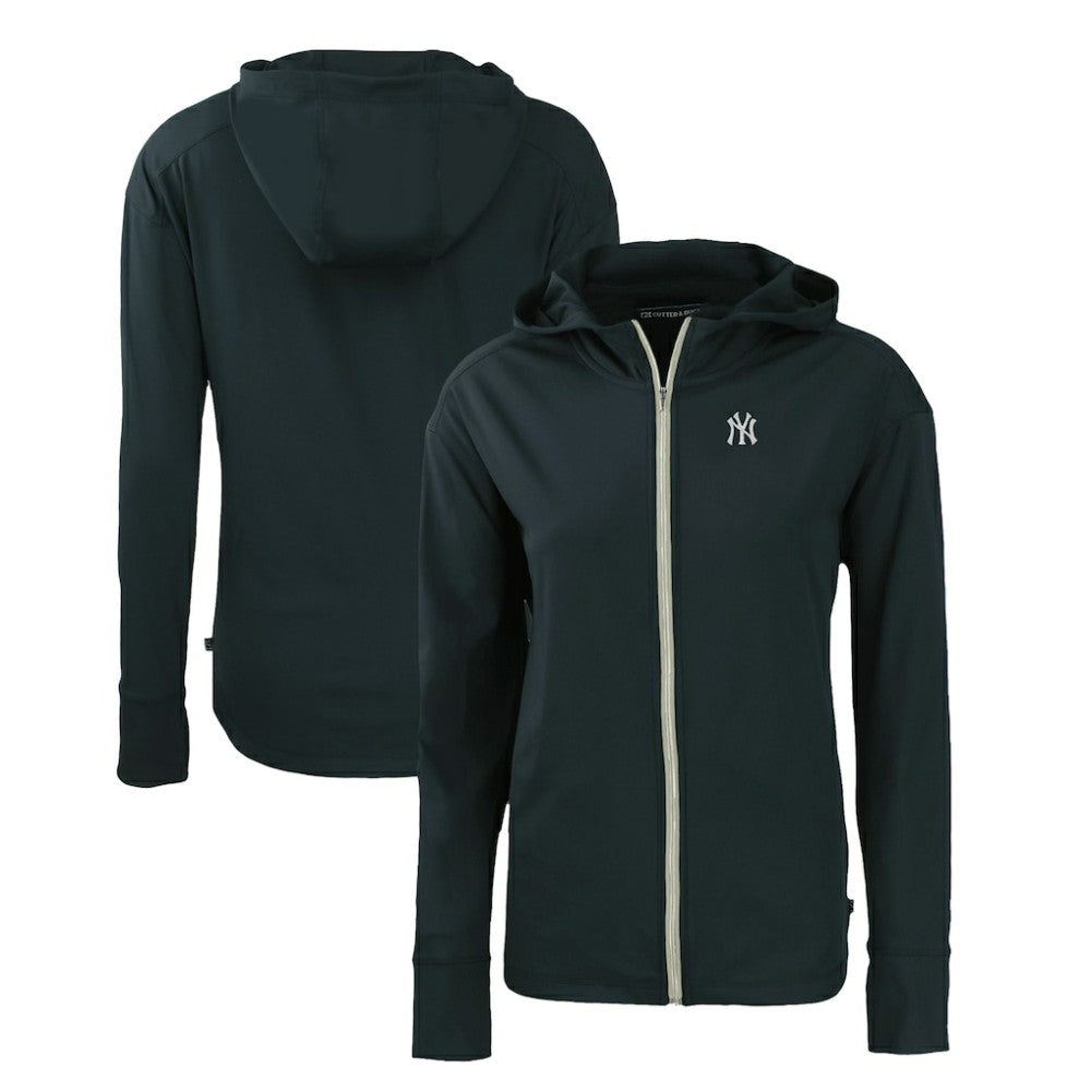 New York Yankees Cutter & Buck Women's Daybreak Eco Recycled Full-Zip Hoodie - MLB
