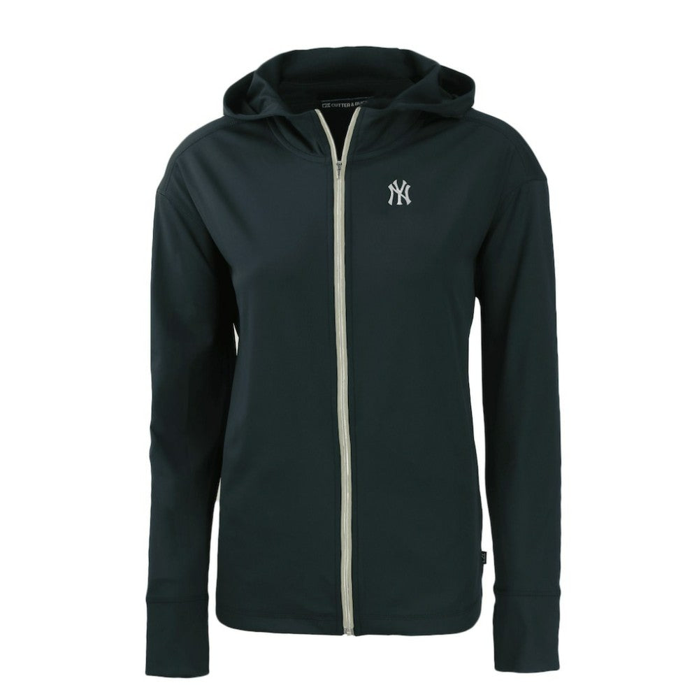 New York Yankees Cutter & Buck Women's Daybreak Eco Recycled Full-Zip Hoodie - MLB
