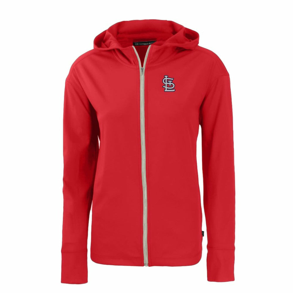 St. Louis Cardinals Cutter & Buck Women's Daybreak Eco Recycled Full-Zip Hoodie - MLB
