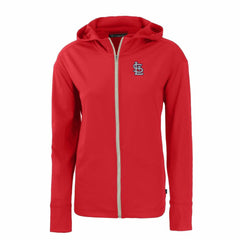 St. Louis Cardinals Cutter & Buck Women's Daybreak Eco Recycled Full-Zip Hoodie - MLB
