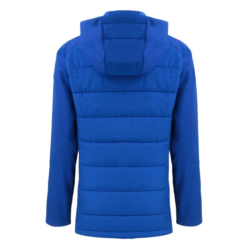 New York Mets Cutter & Buck Women's Evoke Hybrid Eco Softshell Recycled Full-Zip Hoodie Jacket - MLB
