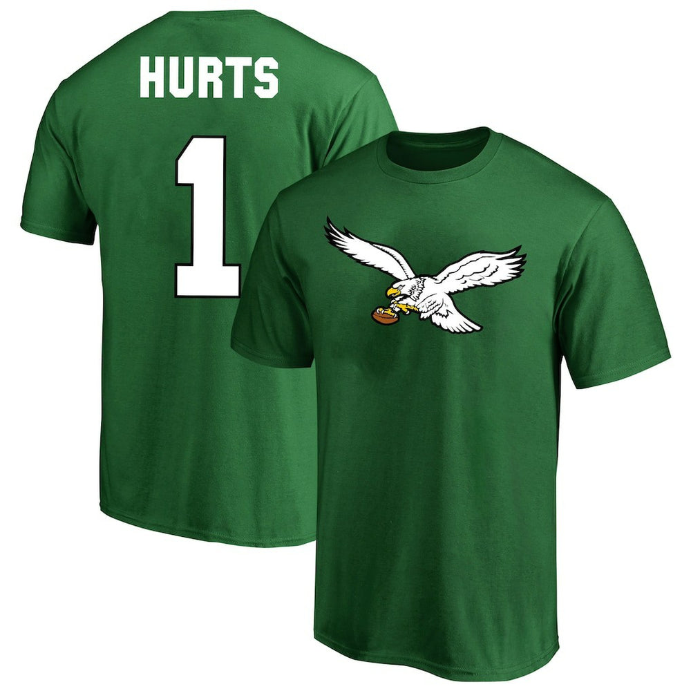 Jalen Hurts Philadelphia Eagles Big & Tall Player Name & Number T-Shirt Kelly Green | Fanatics