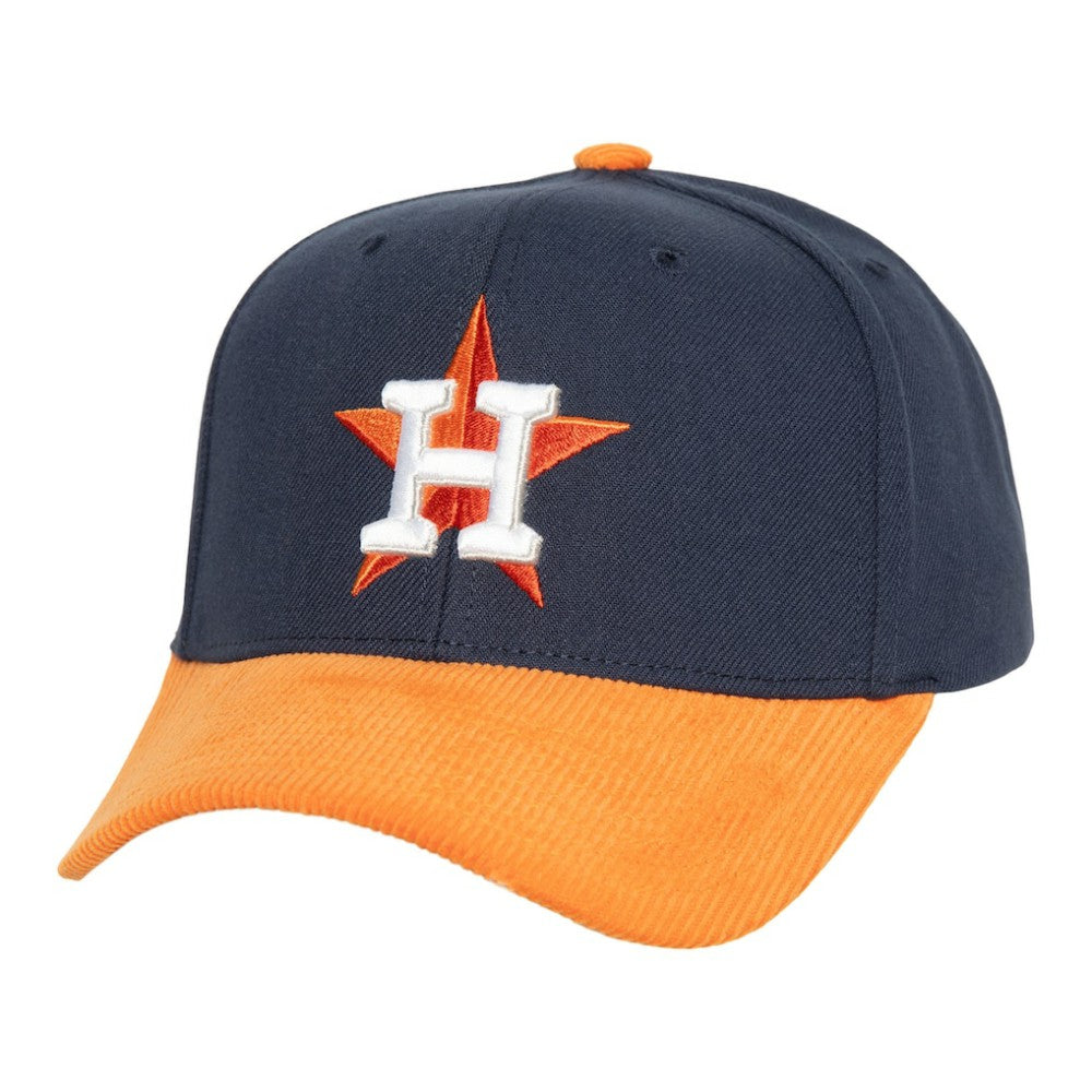Houston Astros Mitchell & Ness Corduroy Pro Snapback Hat - MLB