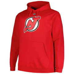 Jack Hughes New Jersey Devils Profile Big & Tall Name & Number Pullover Hoodie - Red - NHL