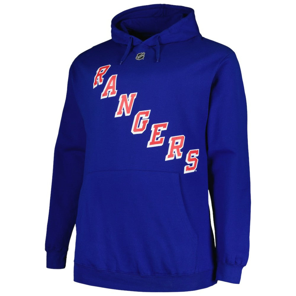Mika Zibanejad New York Rangers Profile Big & Tall Name & Number Pullover Hoodie - Blue - NHL