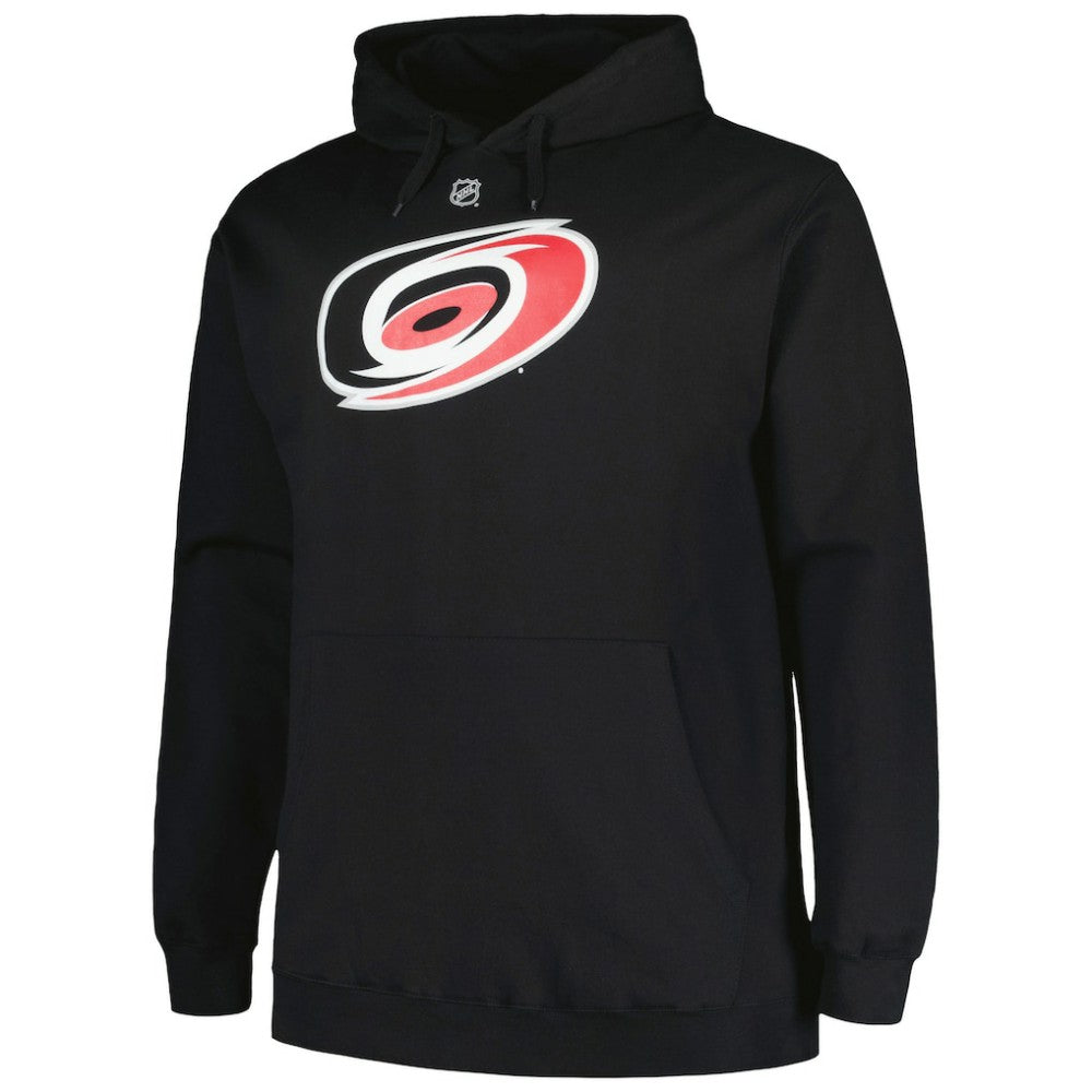 Sebastian Aho Carolina Hurricanes Profile Big & Tall Name & Number Pullover Hoodie - Black - NHL