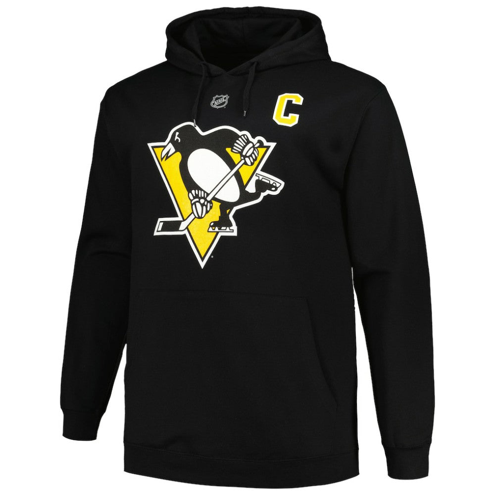 Mario Lemieux Pittsburgh Penguins Mitchell & Ness Name & Number Pullover Hoodie - Black - NHL