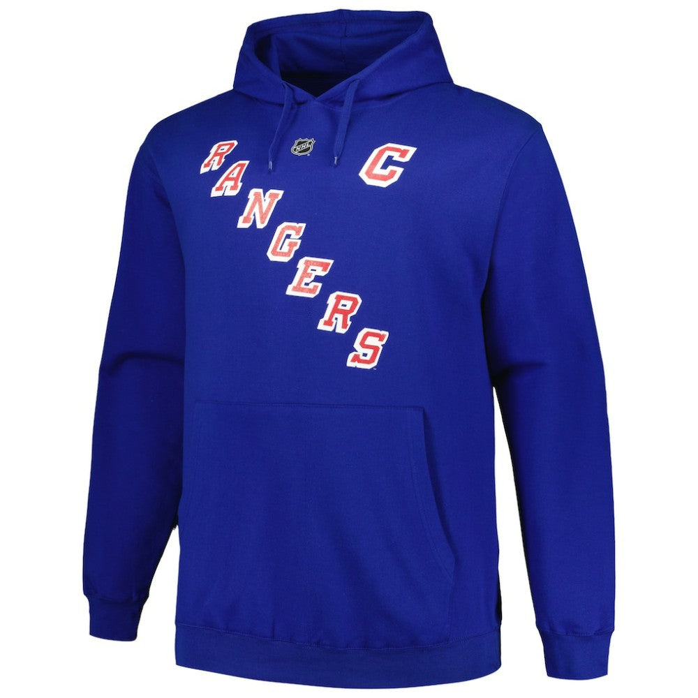 Mark Messier New York Rangers Mitchell & Ness Name & Number Pullover Hoodie - Blue - NHL