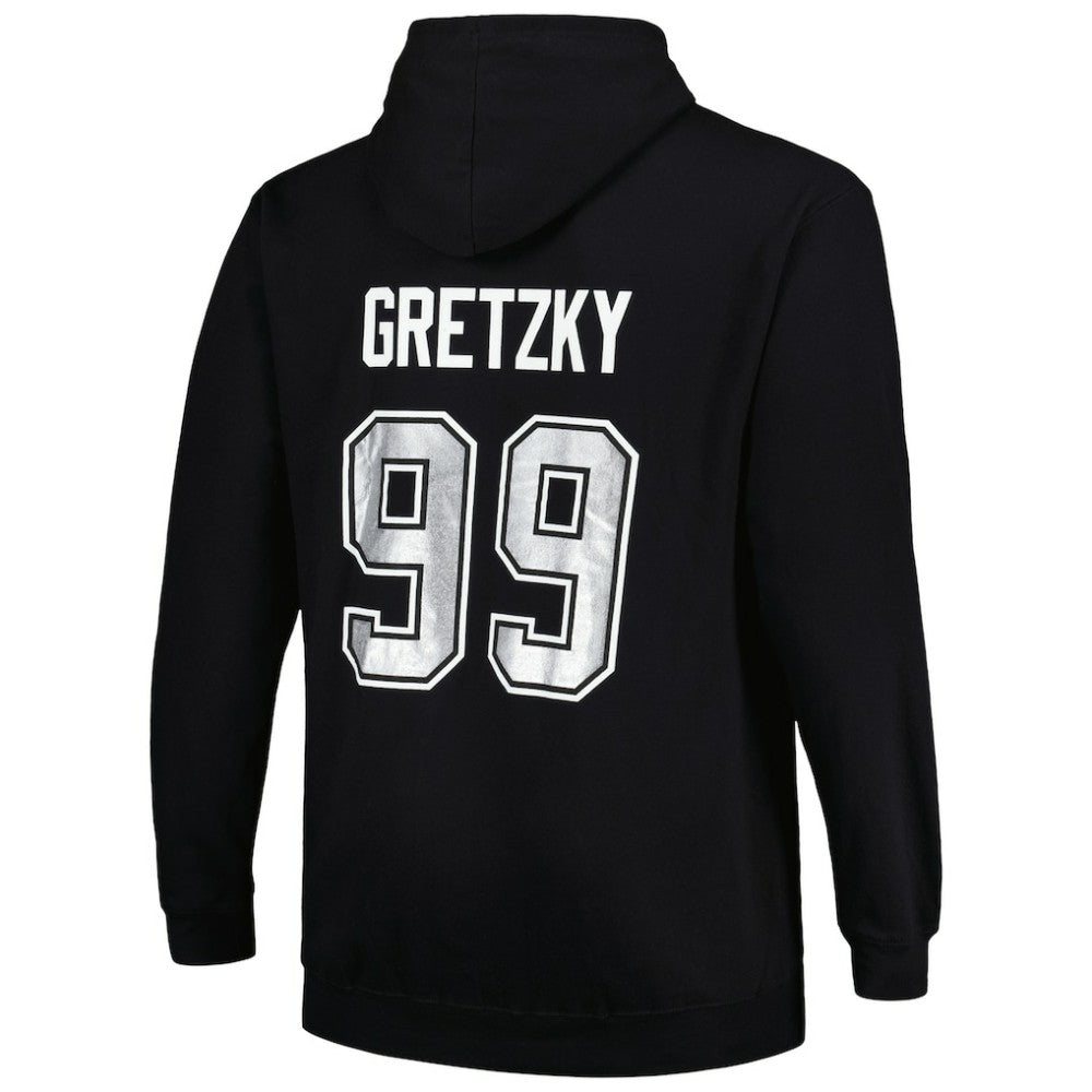 Wayne Gretzky Los Angeles Kings Mitchell & Ness Name & Number Pullover Hoodie - Black - NHL