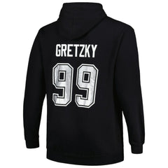 Wayne Gretzky Los Angeles Kings Mitchell & Ness Name & Number Pullover Hoodie - Black - NHL