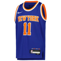 Jalen Brunson New York Knicks Youth Swingman Jersey Icon Edition Blue - NBA